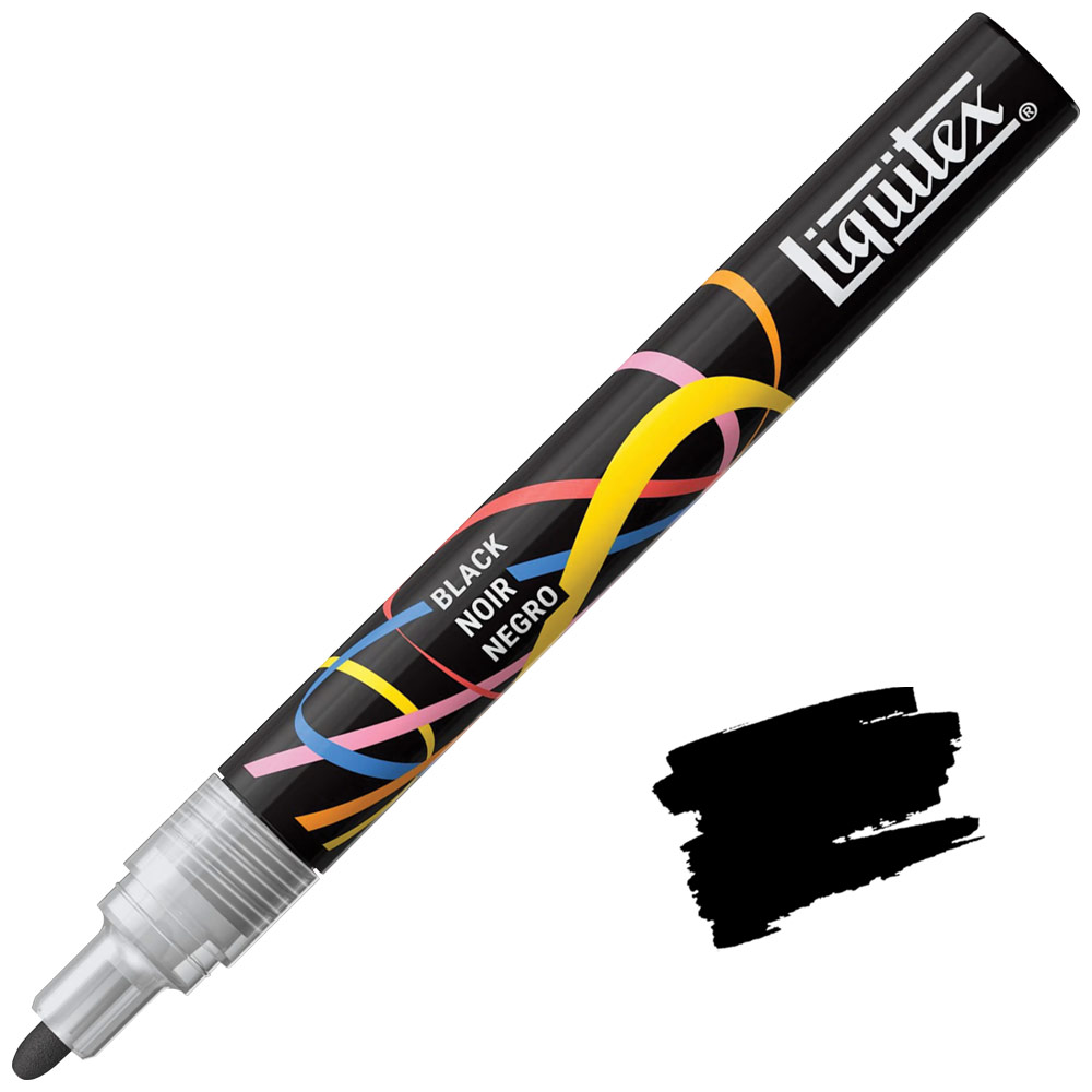 Liquitex Water-Based Acrylic Marker 2mm Black