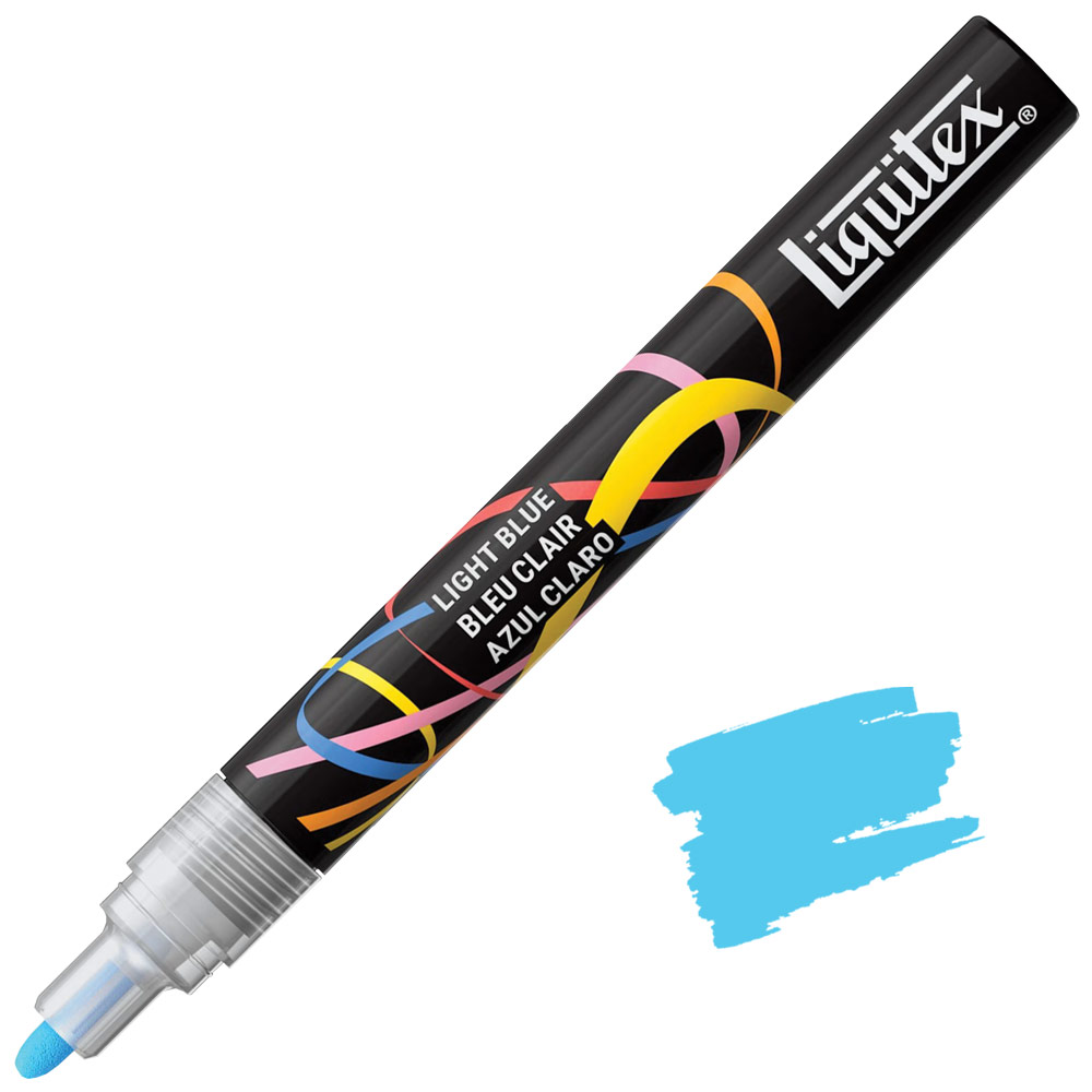 Liquitex Water-Based Acrylic Marker 2mm Light Blue