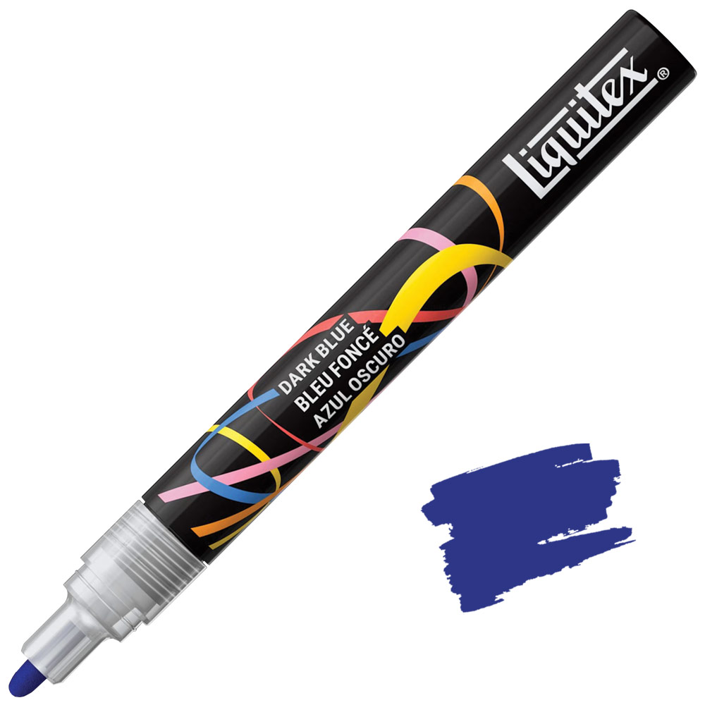 Liquitex Water-Based Acrylic Marker 2mm Dark Blue