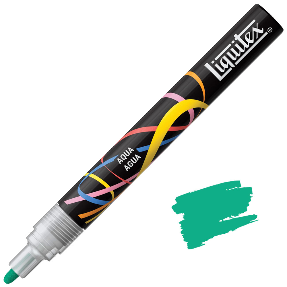 Liquitex Water-Based Acrylic Marker 2mm Aqua