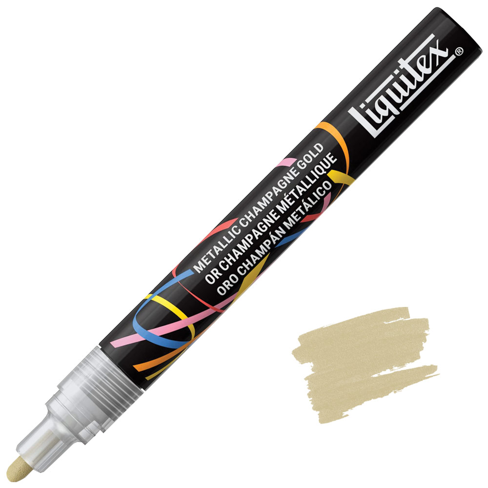 Liquitex Water-Based Acrylic Marker 2mm Metallic Champagne Gold
