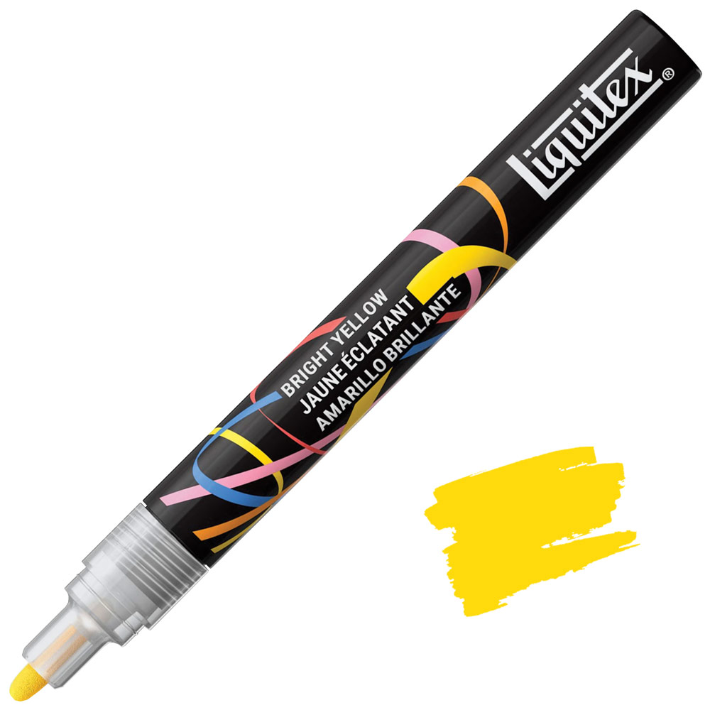 Liquitex Water-Based Acrylic Marker 2mm Bright Yellow