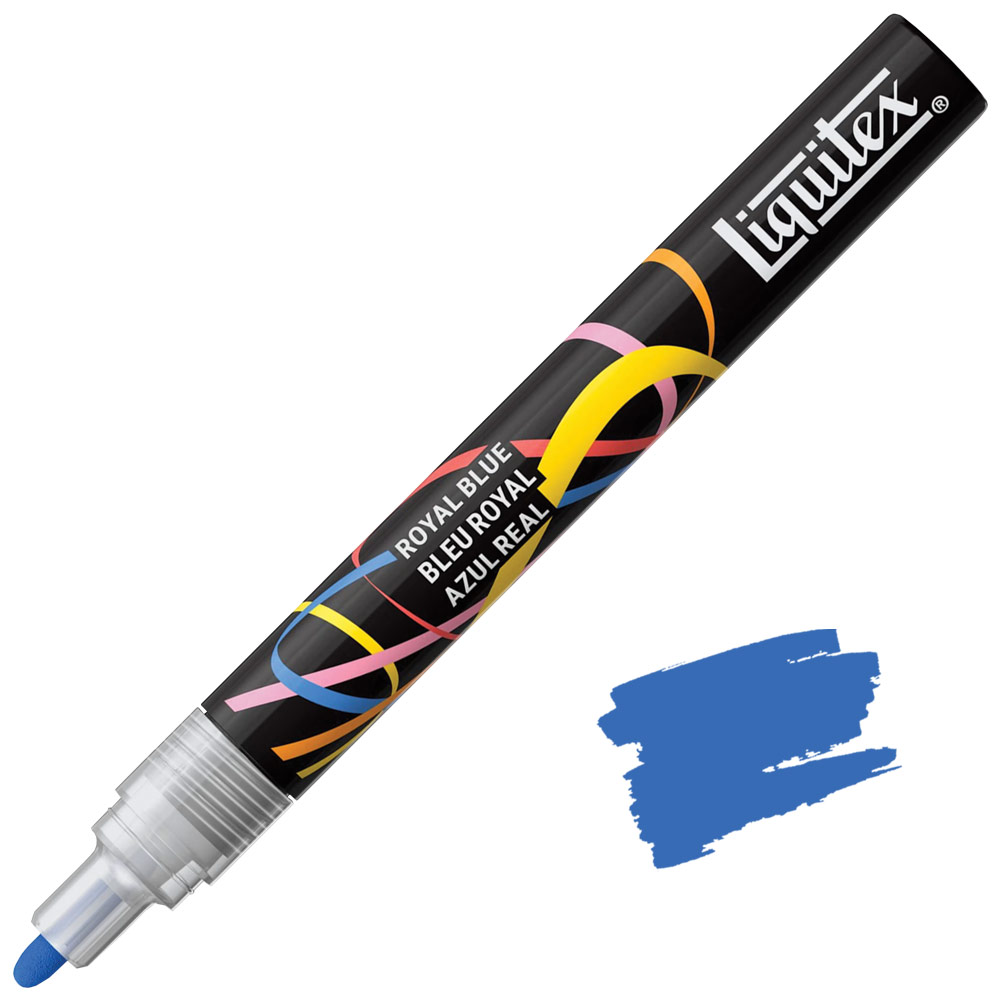 Liquitex Water-Based Acrylic Marker 2mm Royal Blue