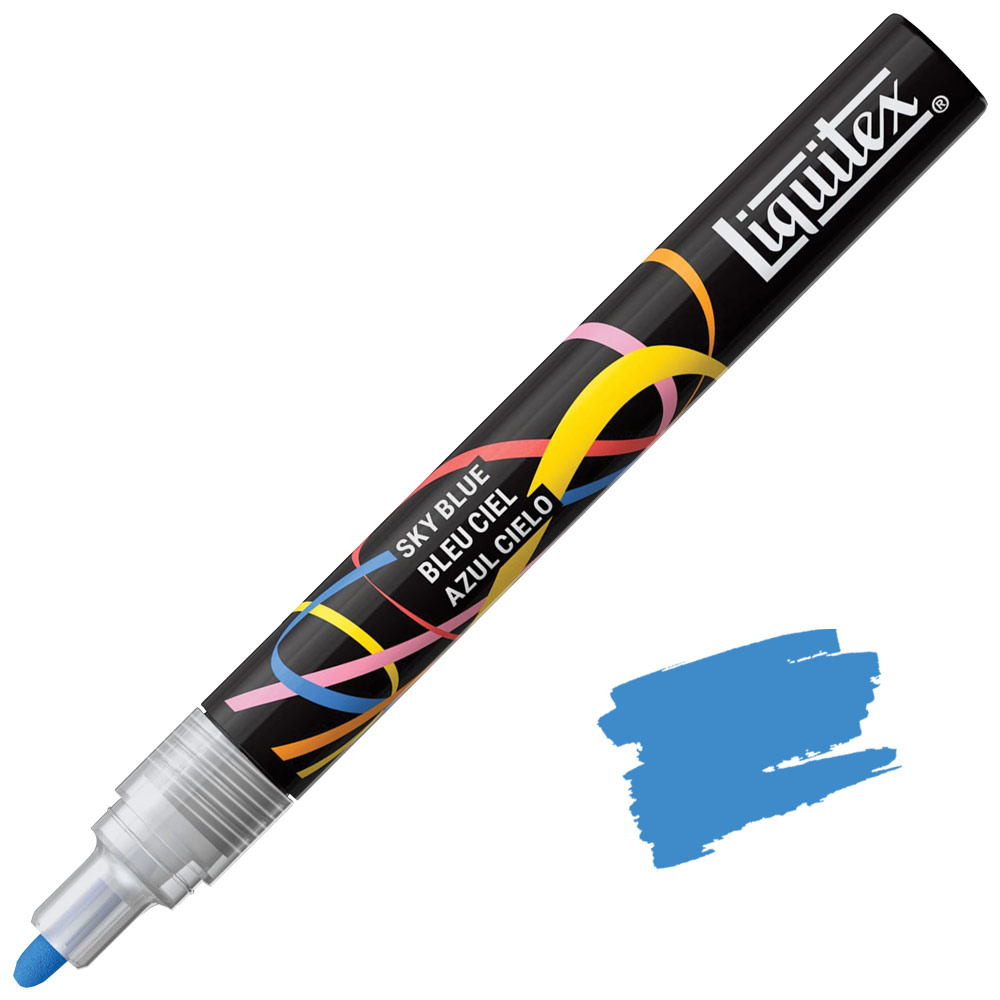 Liquitex Water-Based Acrylic Marker 2mm Sky Blue