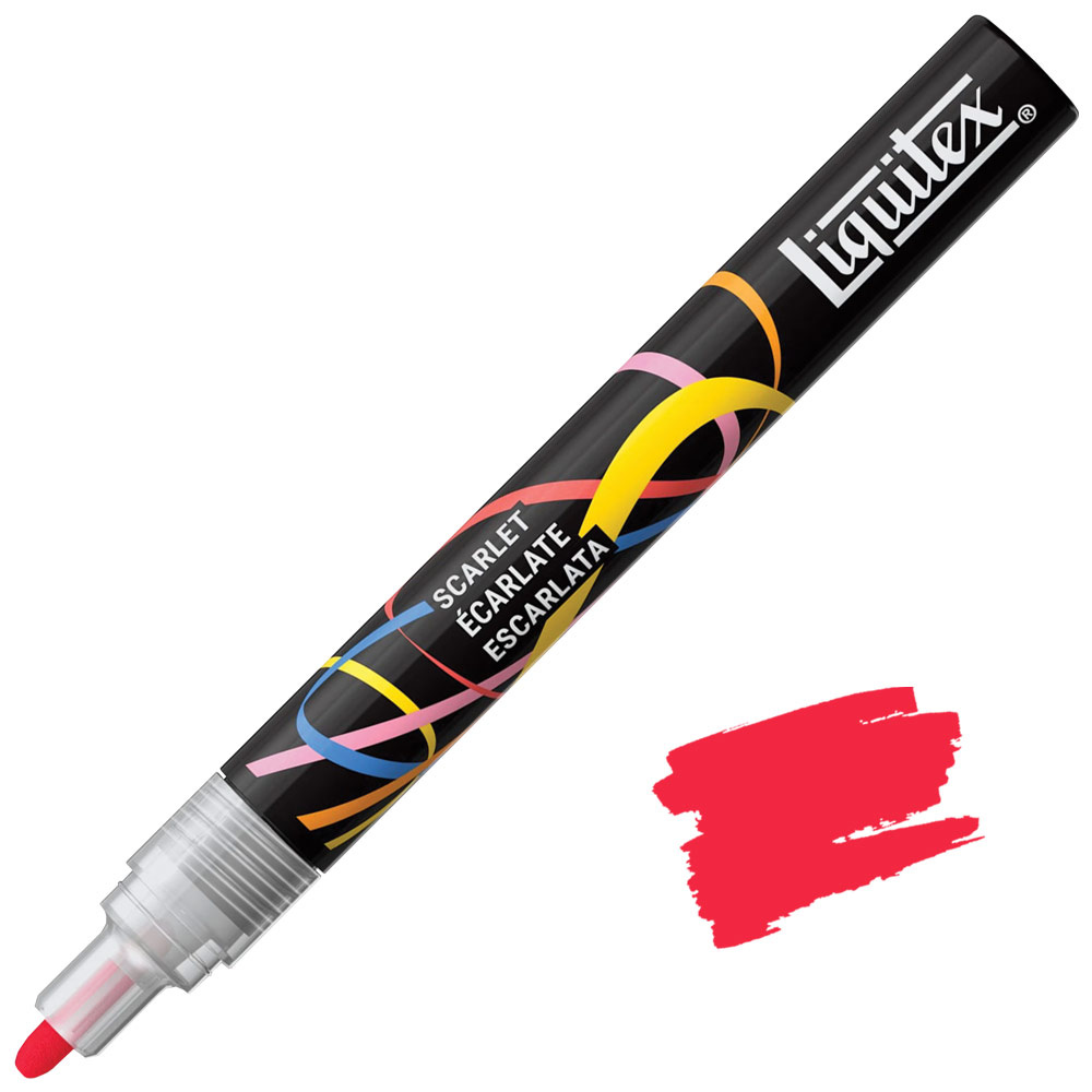 Liquitex Water-Based Acrylic Marker 2mm Scarlet