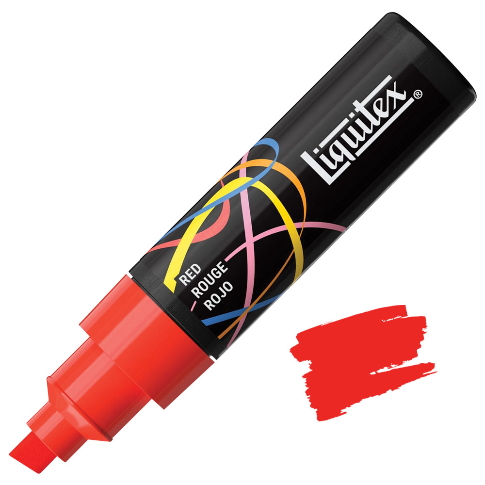Liquitex Water-Based Acrylic Marker 8mm Red