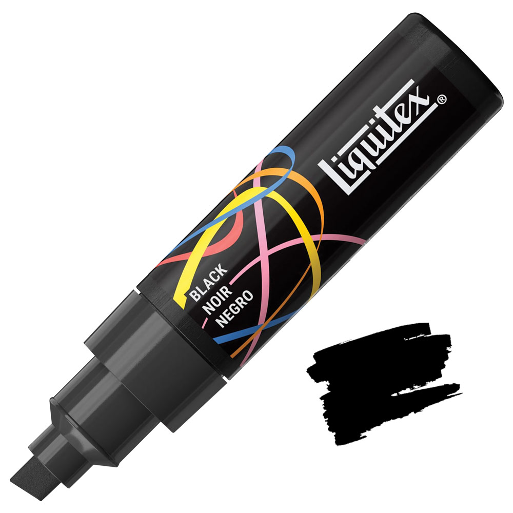 Liquitex Water-Based Acrylic Marker 8mm Black