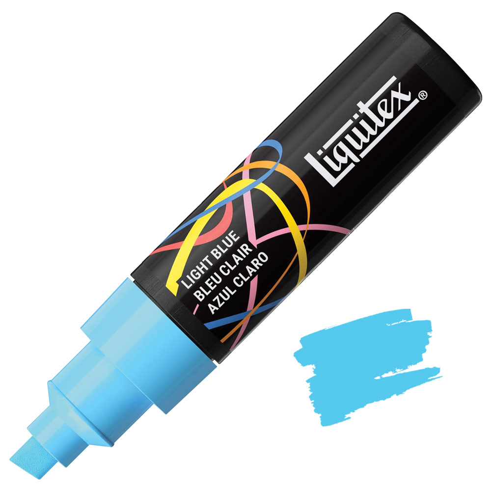 Liquitex Water-Based Acrylic Marker 8mm Light Blue