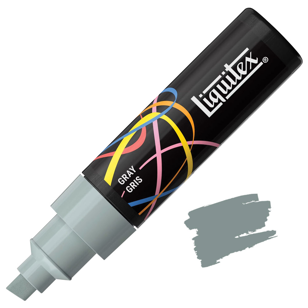 Liquitex Water-Based Acrylic Marker 8mm Gray