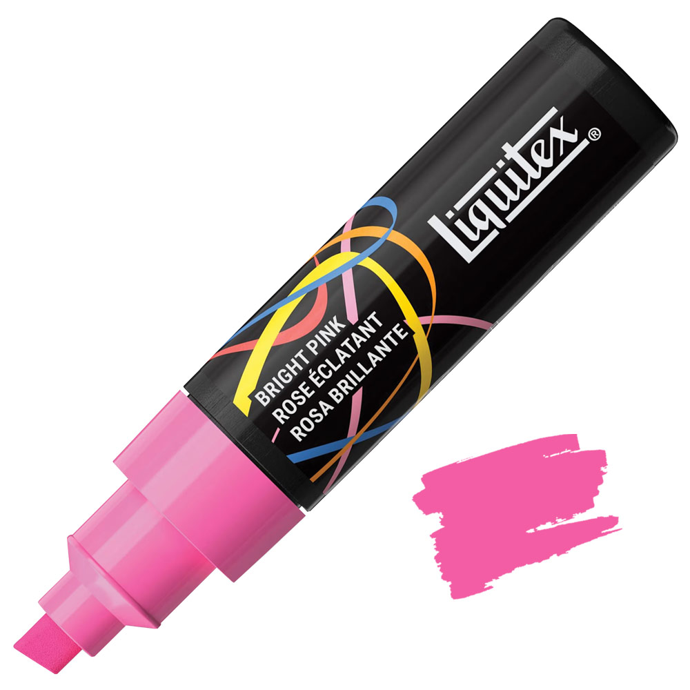 Liquitex Water-Based Acrylic Marker 8mm Bright Pink