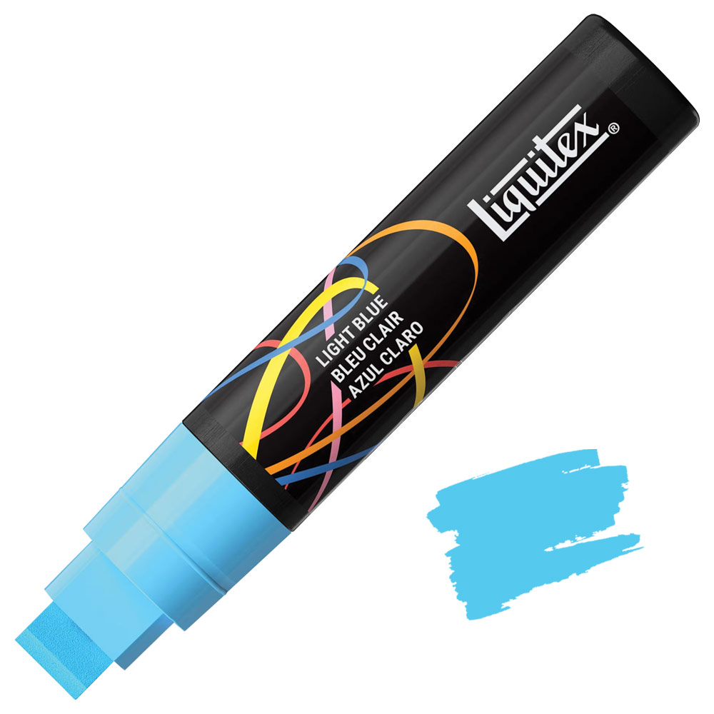 Liquitex Water-Based Acrylic Marker 15mm Light Blue