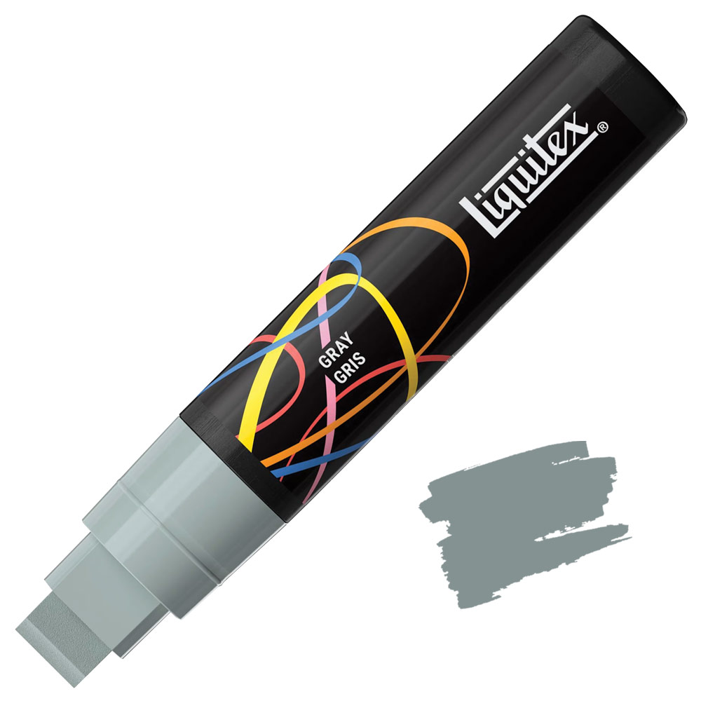 Liquitex Water-Based Acrylic Marker 15mm Gray