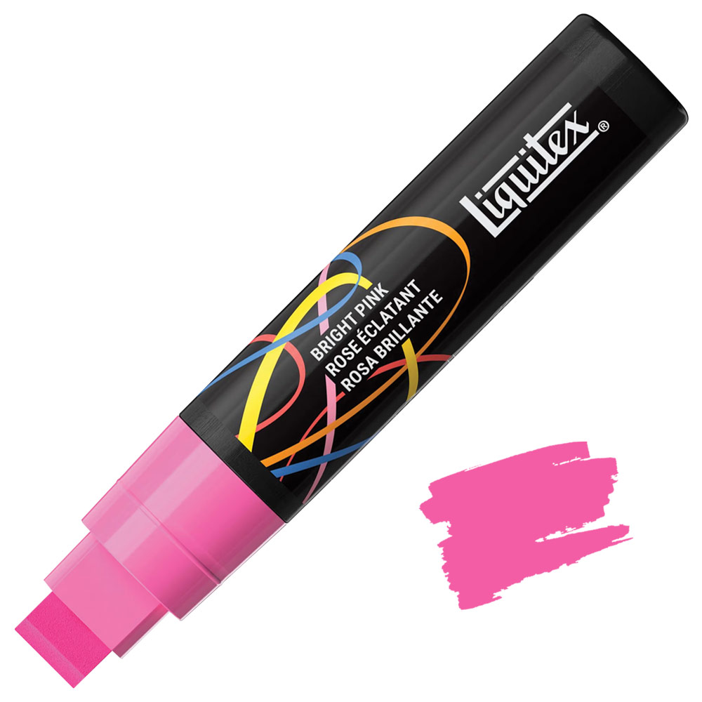 Liquitex Water-Based Acrylic Marker 15mm Bright Pink