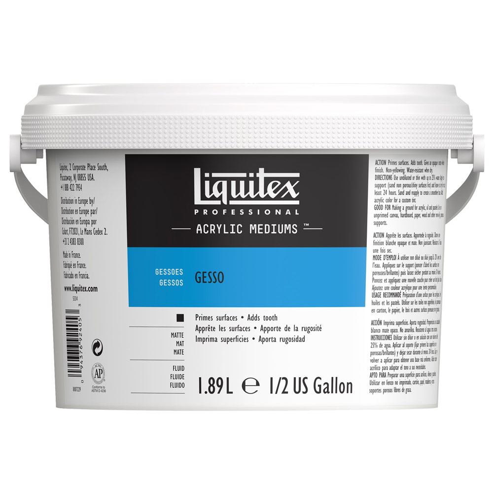 Liquitex Professional Soft Body Acrylic, Titanium White Gallon