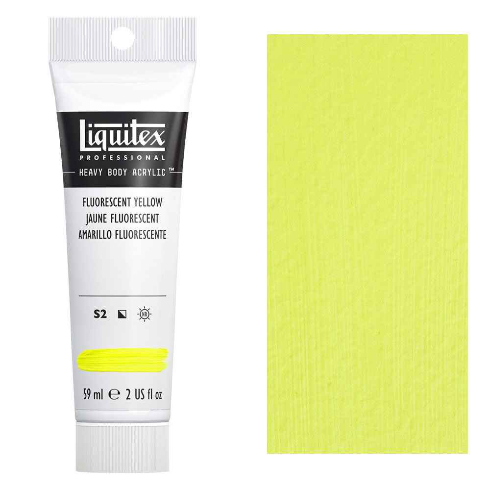 Liquitex Professional Heavy Body Acrylic 2oz Fluorescent Yellow