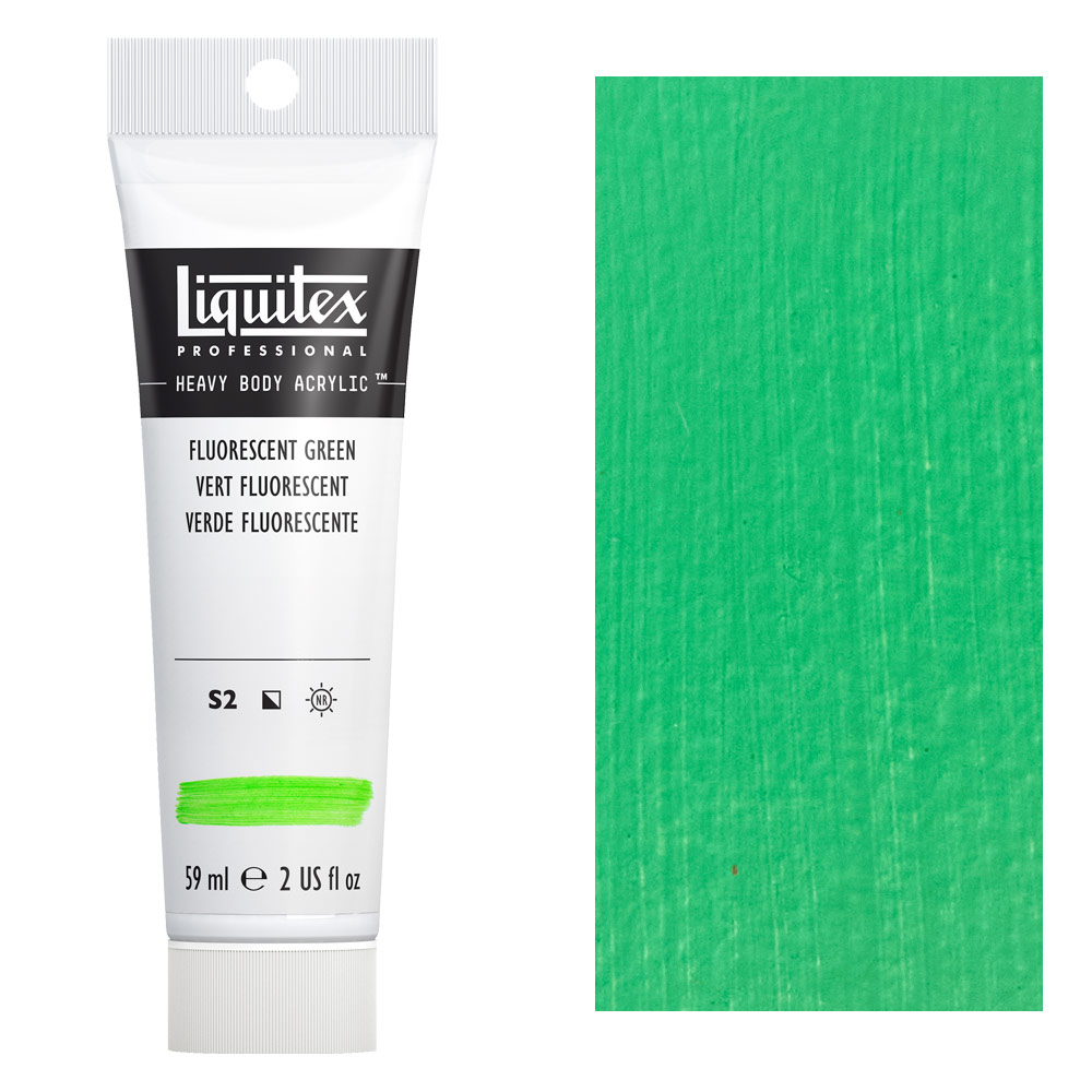 Liquitex Professional Heavy Body Acrylic 2oz Fluorescent Green
