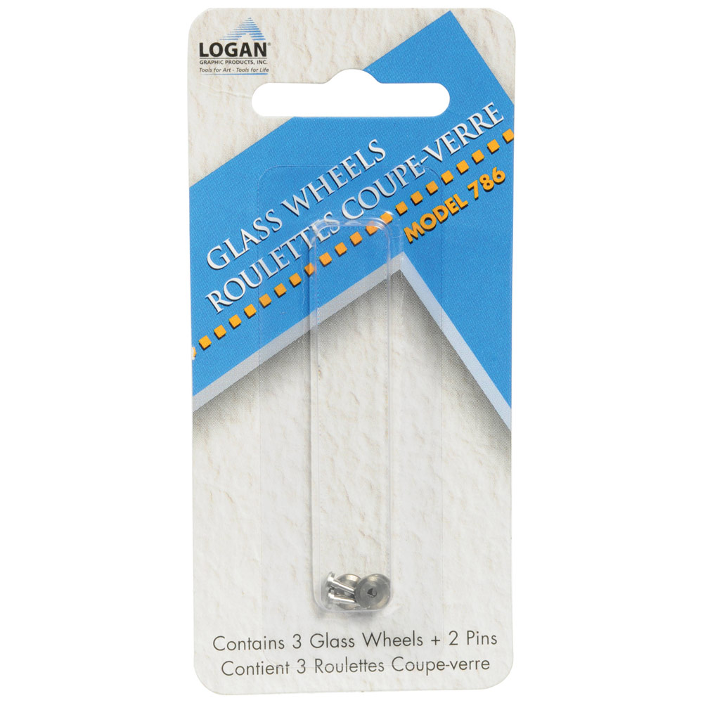 Logan Graphic Products Replacement Glass Cutting Wheel 3 Pack