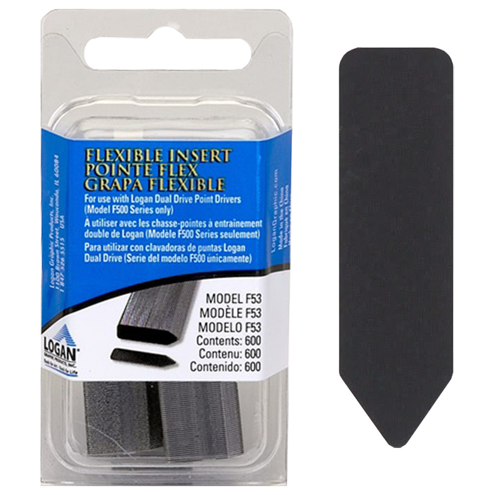 Logan Graphic Products F-53 Flexible Insert 600 Pack