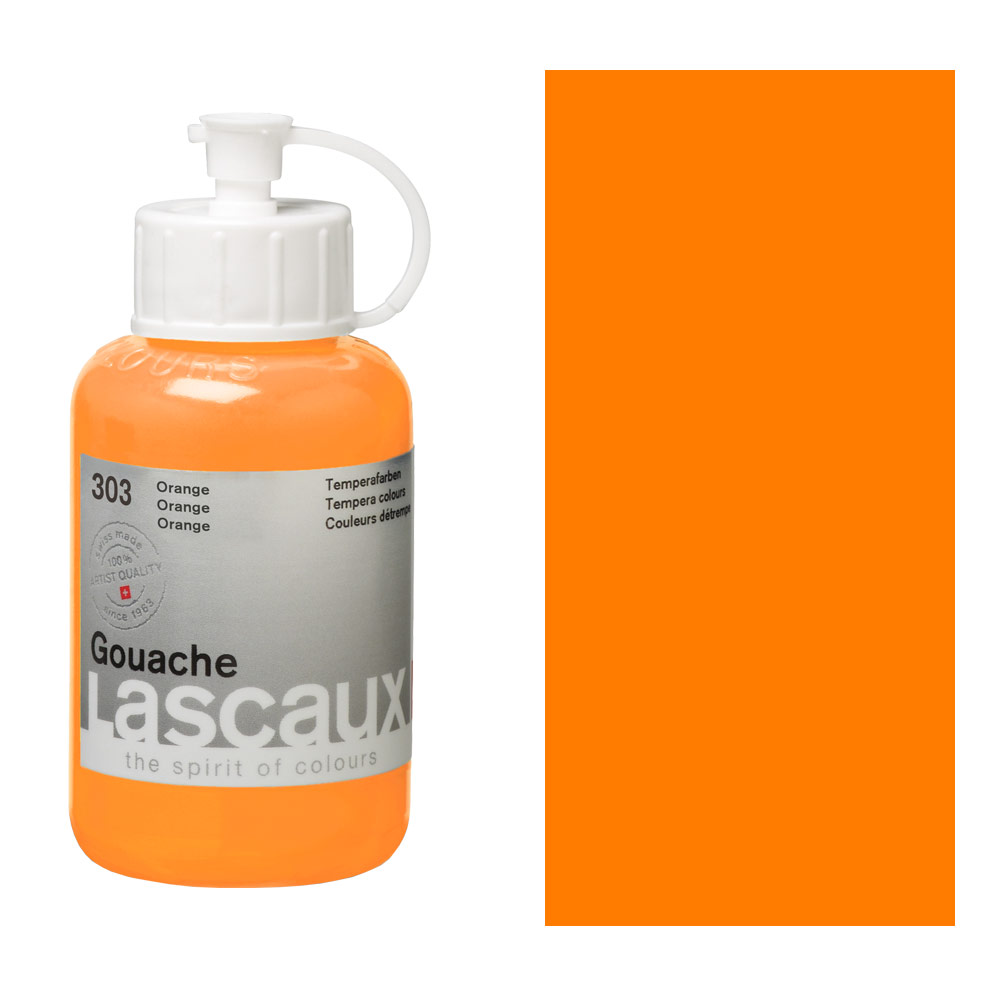 Lascaux Artist Quality Gouache 85ml Orange