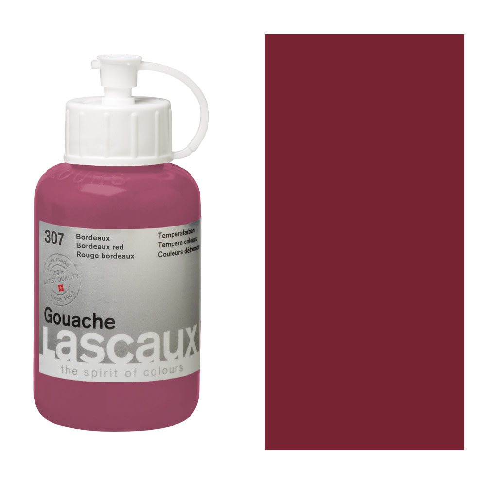 Lascaux Artist Quality Gouache 85ml Bordeaux Red