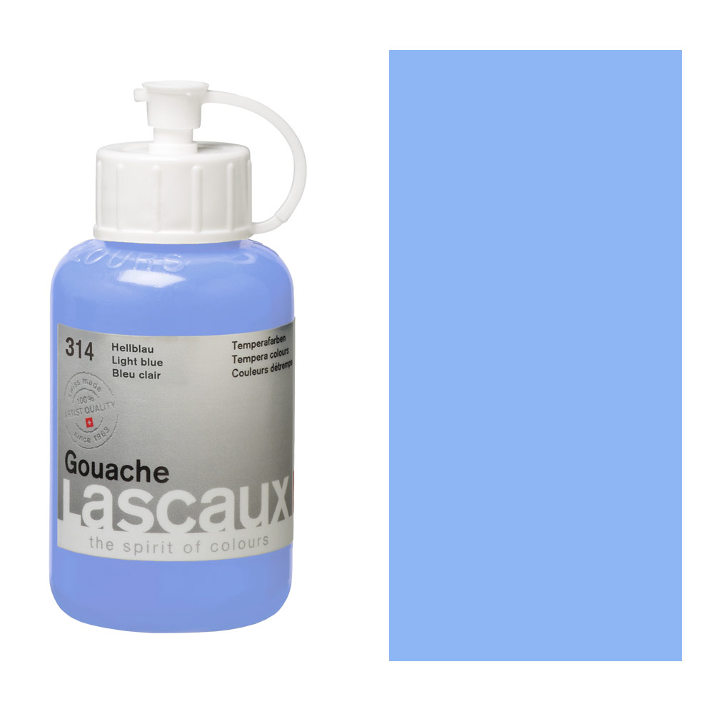 Lascaux Artist Quality Gouache 85ml Light Blue