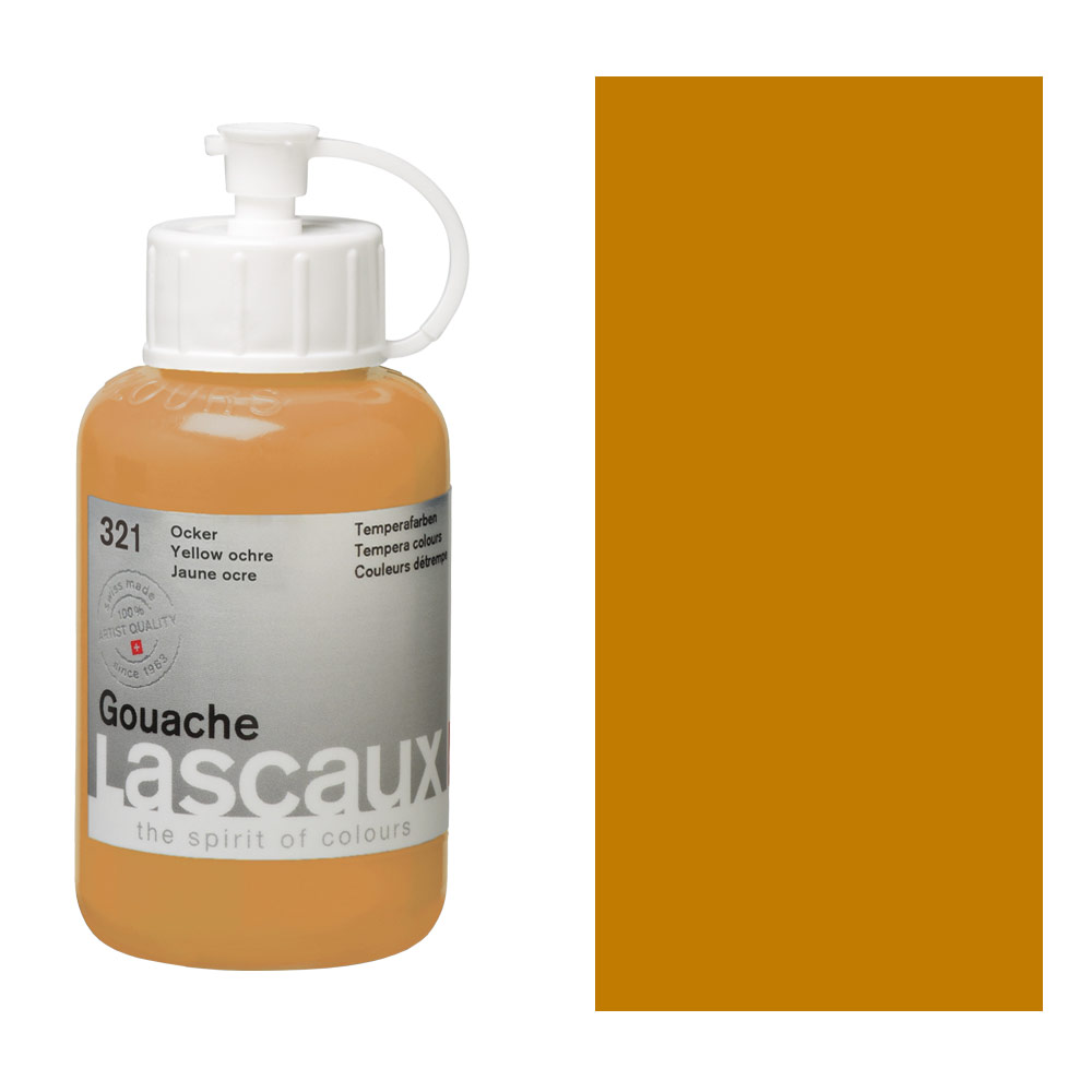 Lascaux Artist Quality Gouache 85ml Yellow Ochre