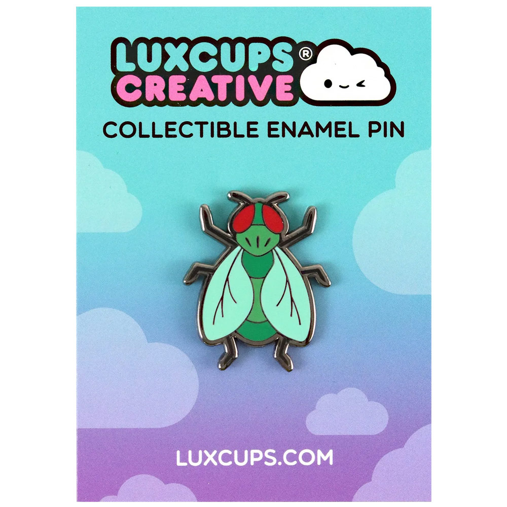 LuxCups Creative Enamel Pin Fly