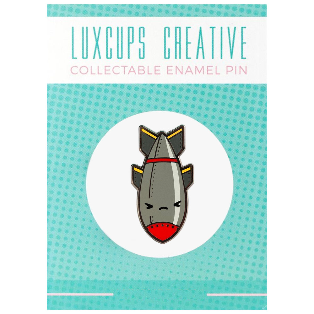 LuxCups Creative Enamel Pin Bombs Away