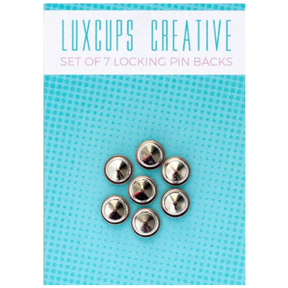 LuxCups Creative Enamel Pin Lock Pin Back 7 Set