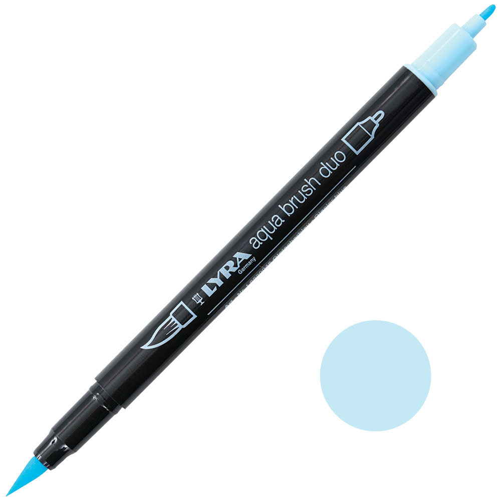 Lyra Aqua Brush Duo Marker Glacier Blue