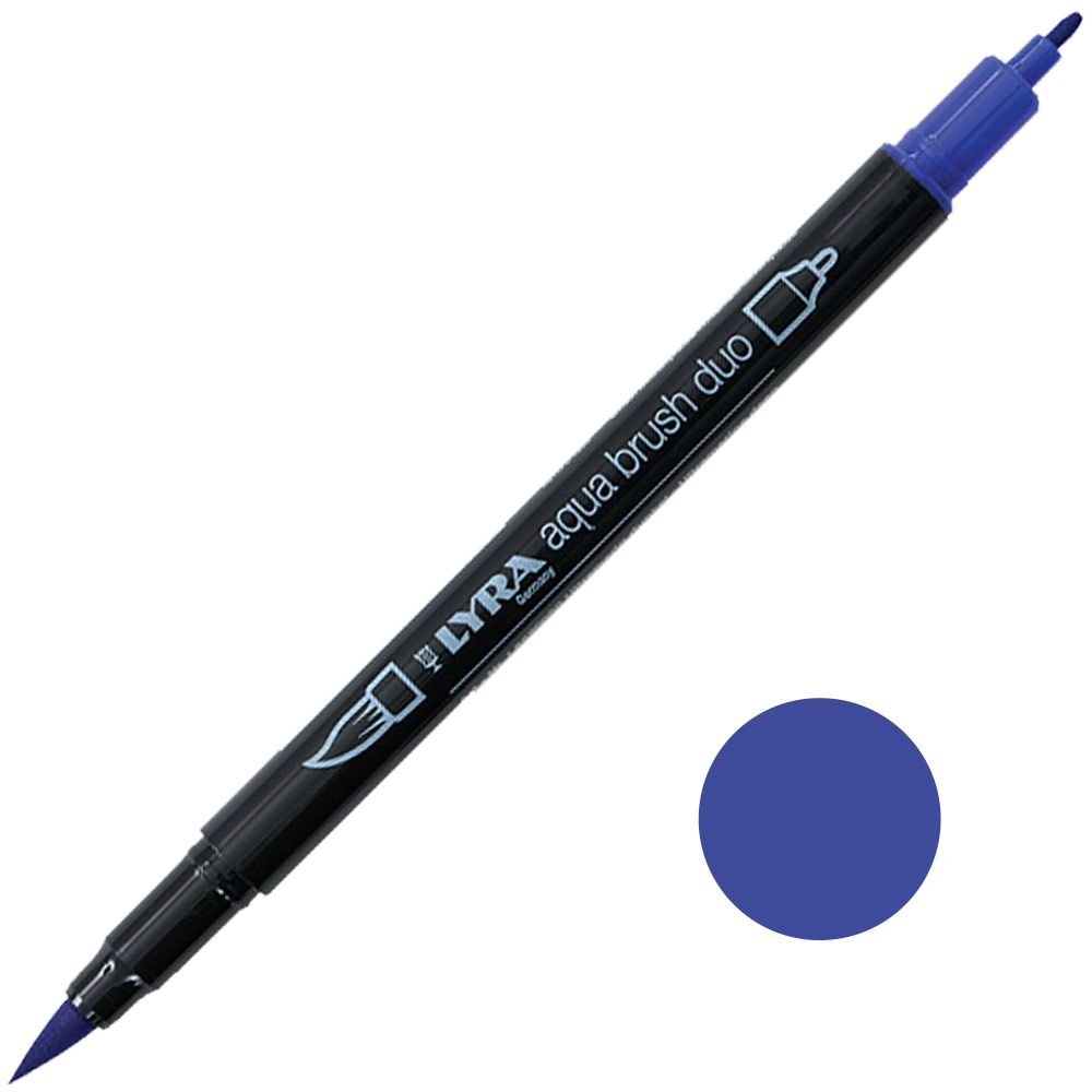 Lyra Aqua Brush Duo Marker Ultramarine Deep