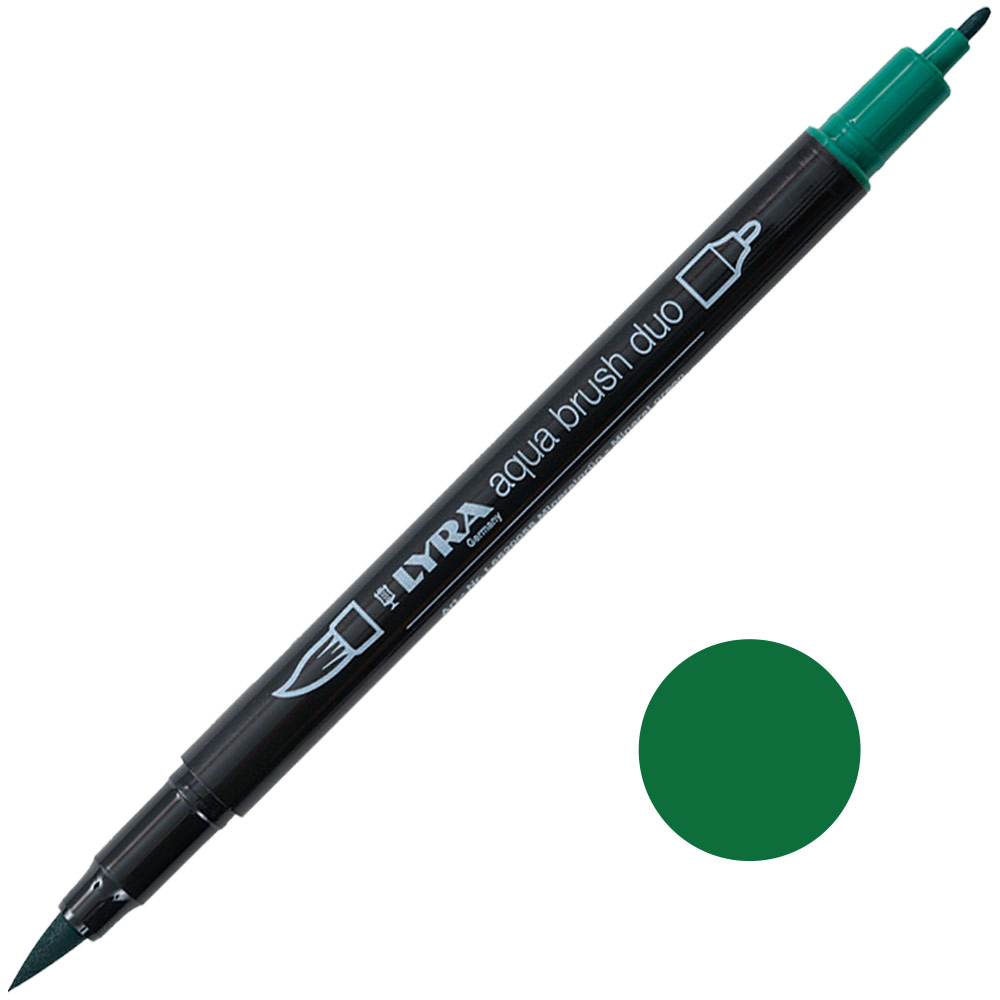 Lyra Aqua Brush Duo Marker Mineral Green
