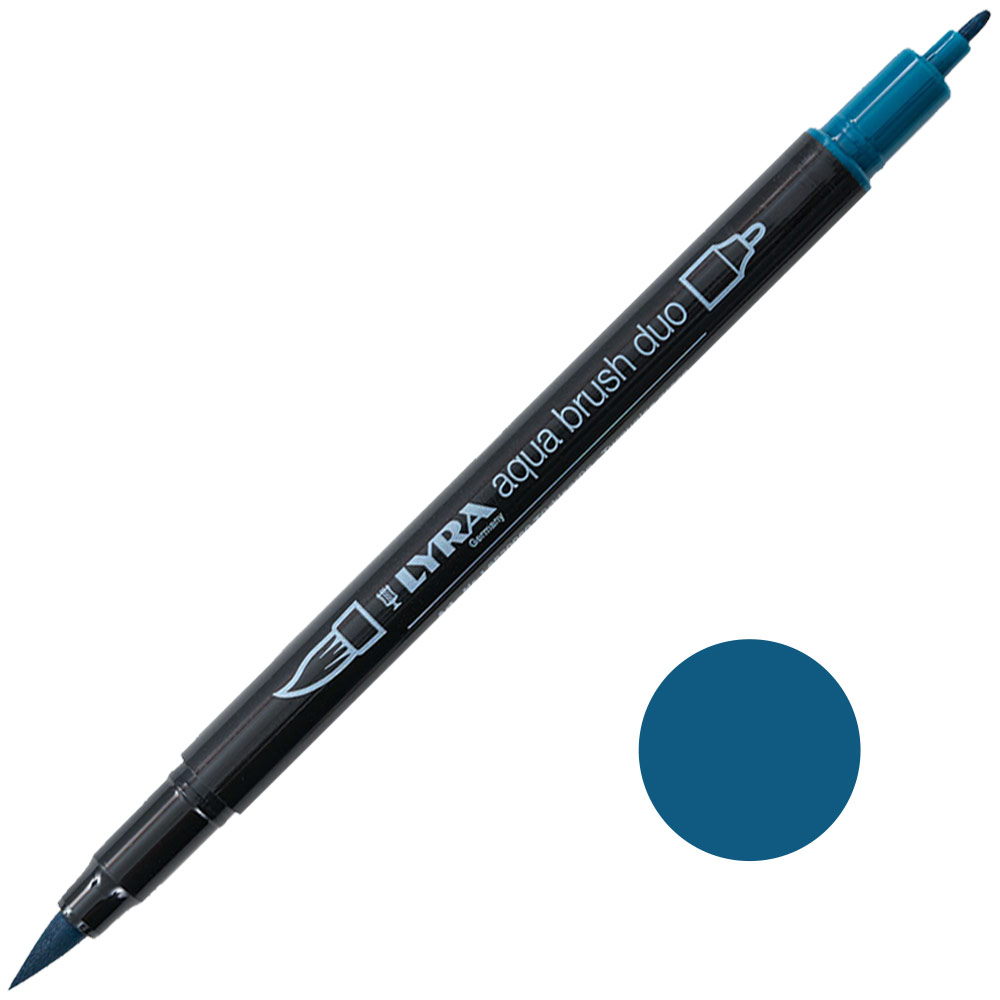Lyra Aqua Brush Duo Marker Turquoise Green