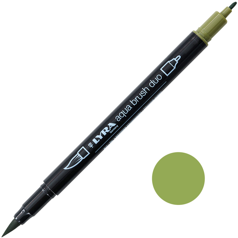 Lyra Aqua Brush Duo Marker Chrome Green