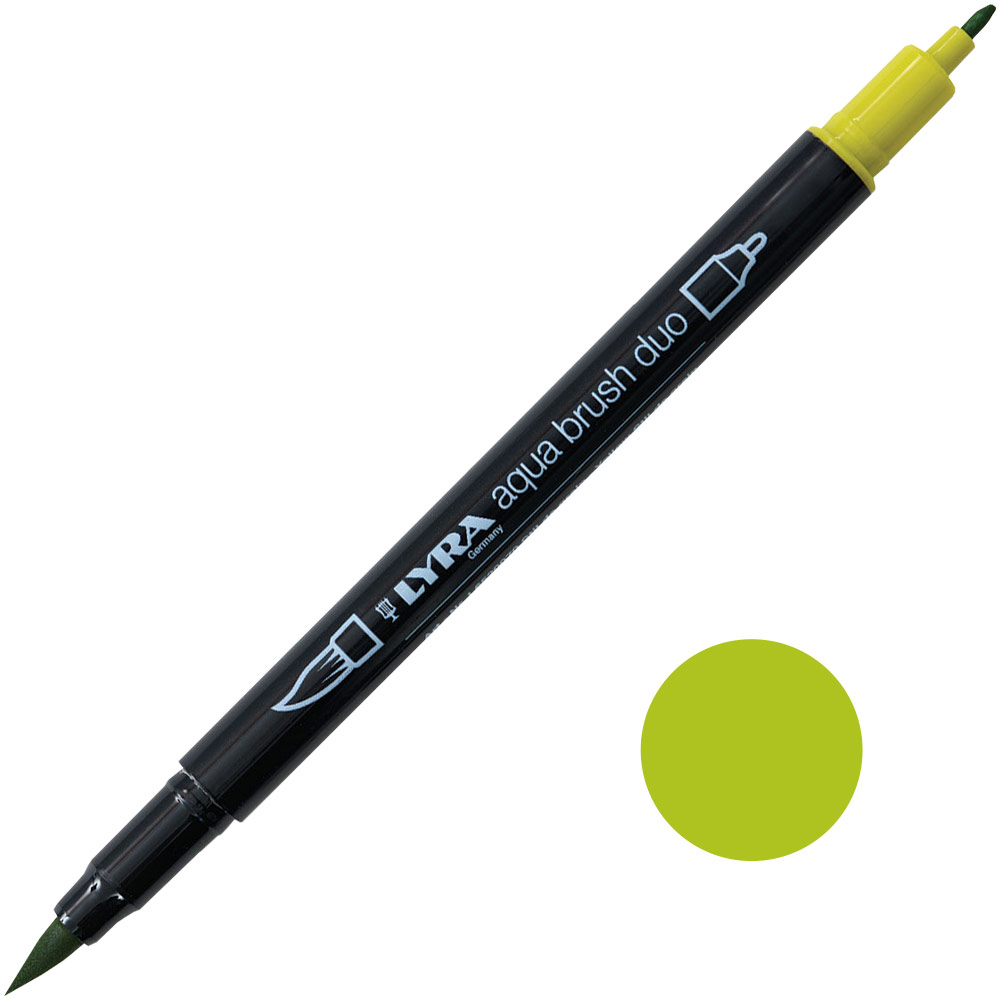 Lyra Aqua Brush Duo Marker Yellow Stil de Grain