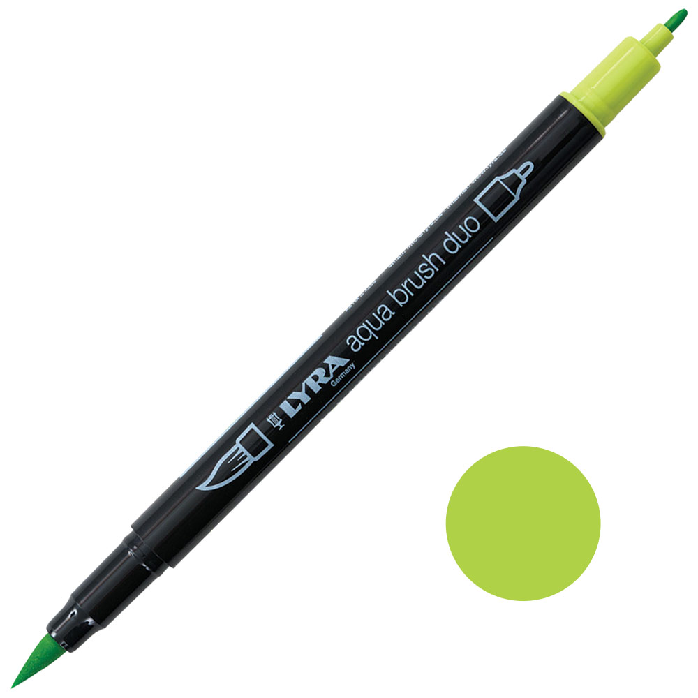 Lyra Aqua Brush Duo Marker Light Green
