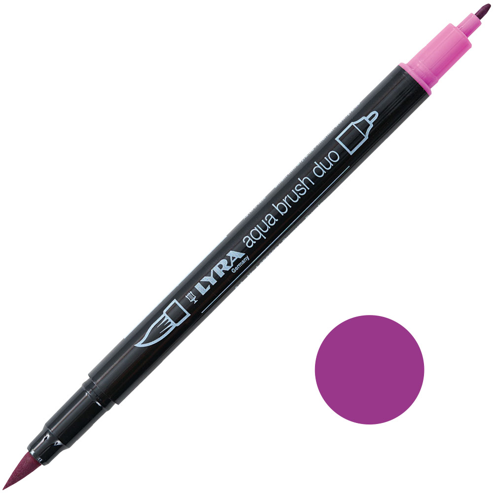 Lyra Aqua Brush Duo Marker Purple