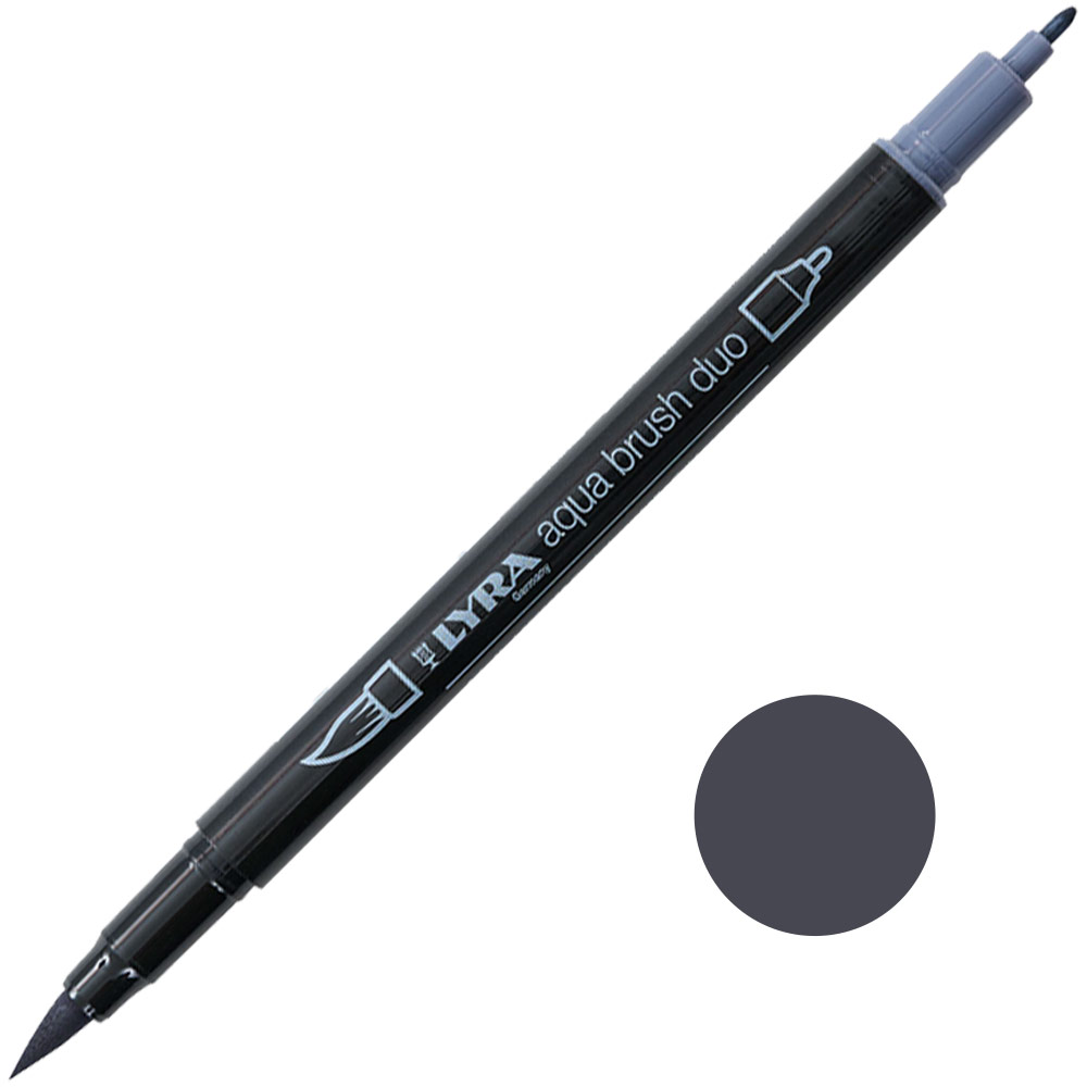Lyra Aqua Brush Duo Marker Cold Grey Deep