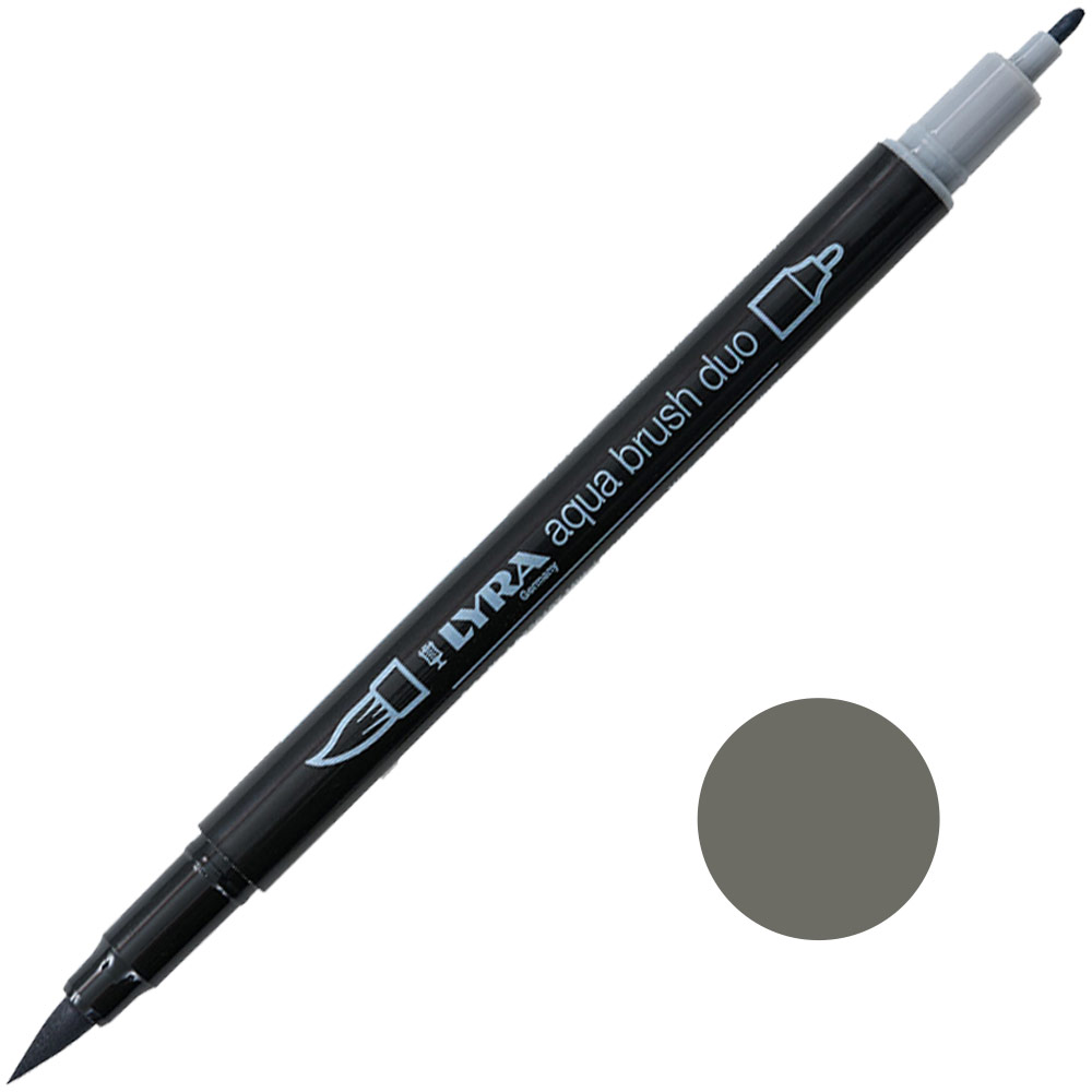 Lyra Aqua Brush Duo Marker Warm Grey Medium