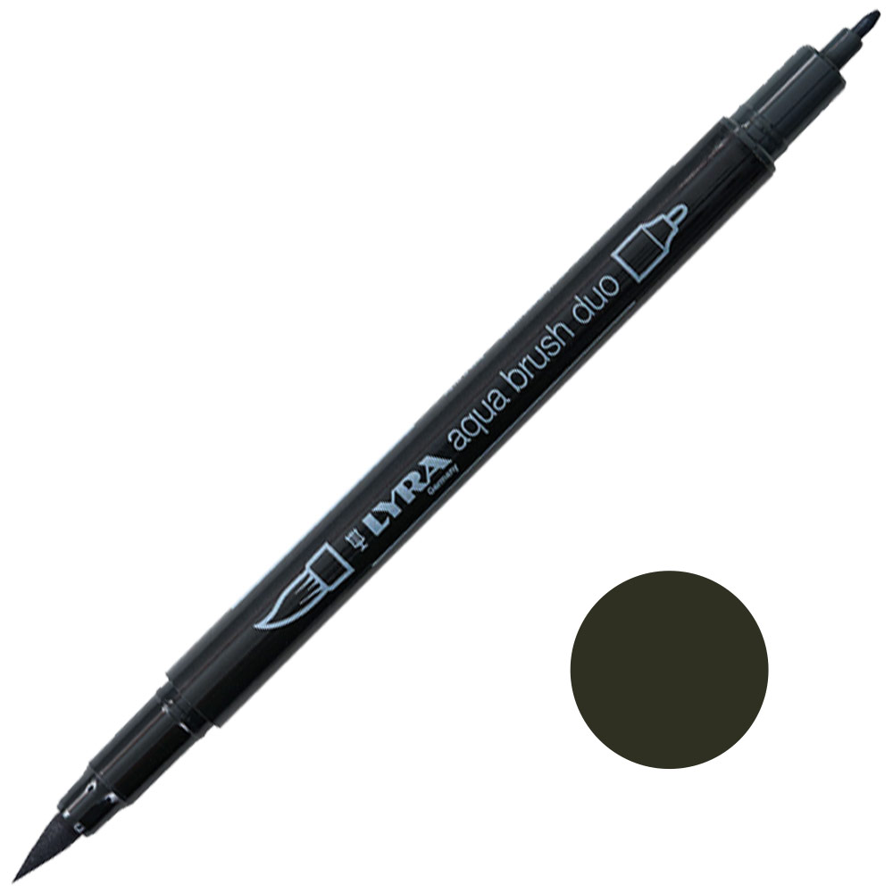 Lyra Aqua Brush Duo Marker Warm Grey Deep
