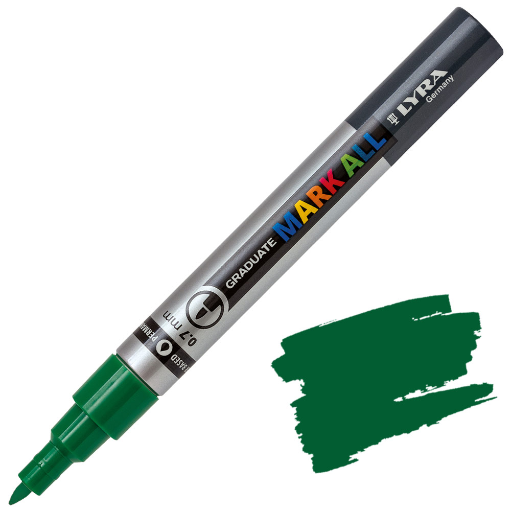 Lyra Graduate MARK ALL Paint Marker 0.7mm Sap Green