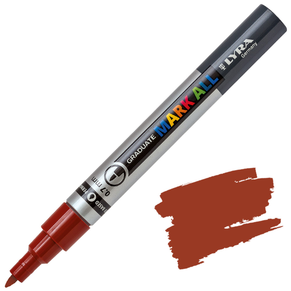 Lyra Graduate MARK ALL Paint Marker 0.7mm Brown