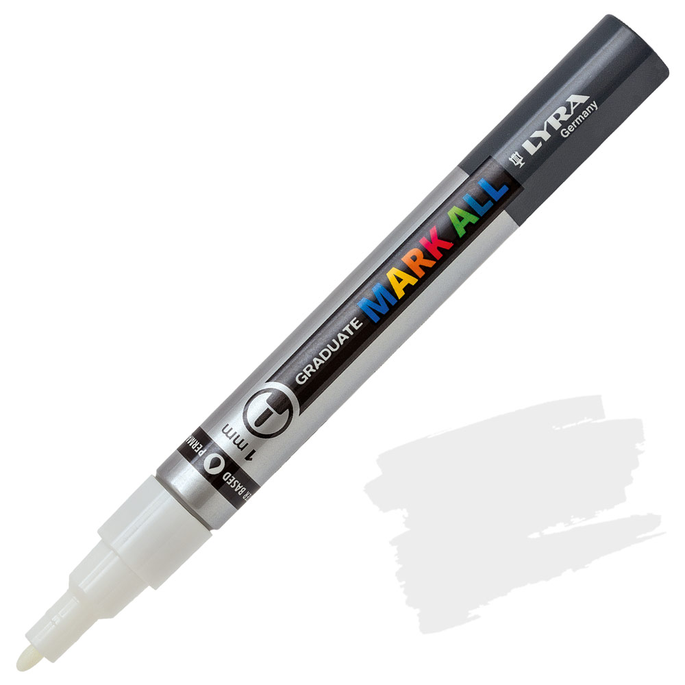 Lyra Graduate MARK ALL Paint Marker 1mm White