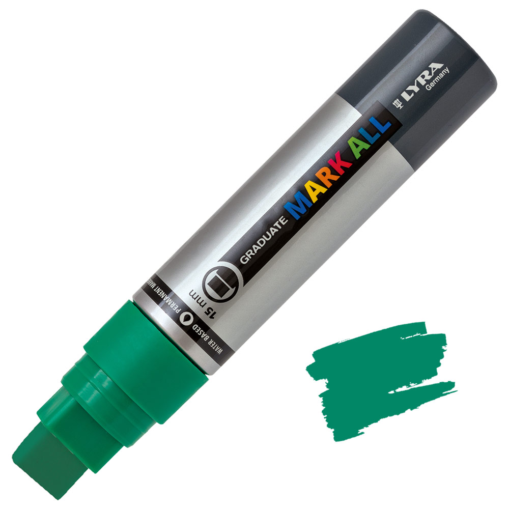 Lyra Graduate MARK ALL Paint Marker 15mm Emerald