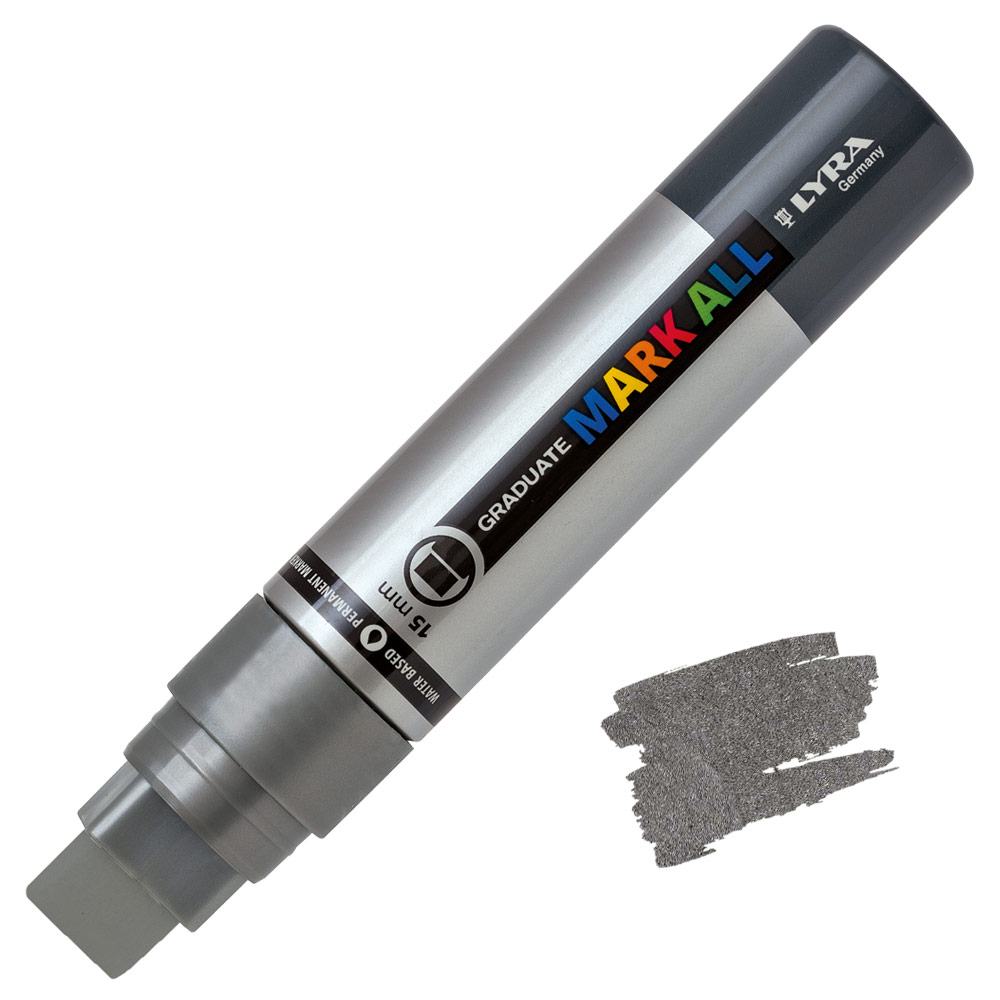 Lyra Graduate MARK ALL Paint Marker 15mm Silver