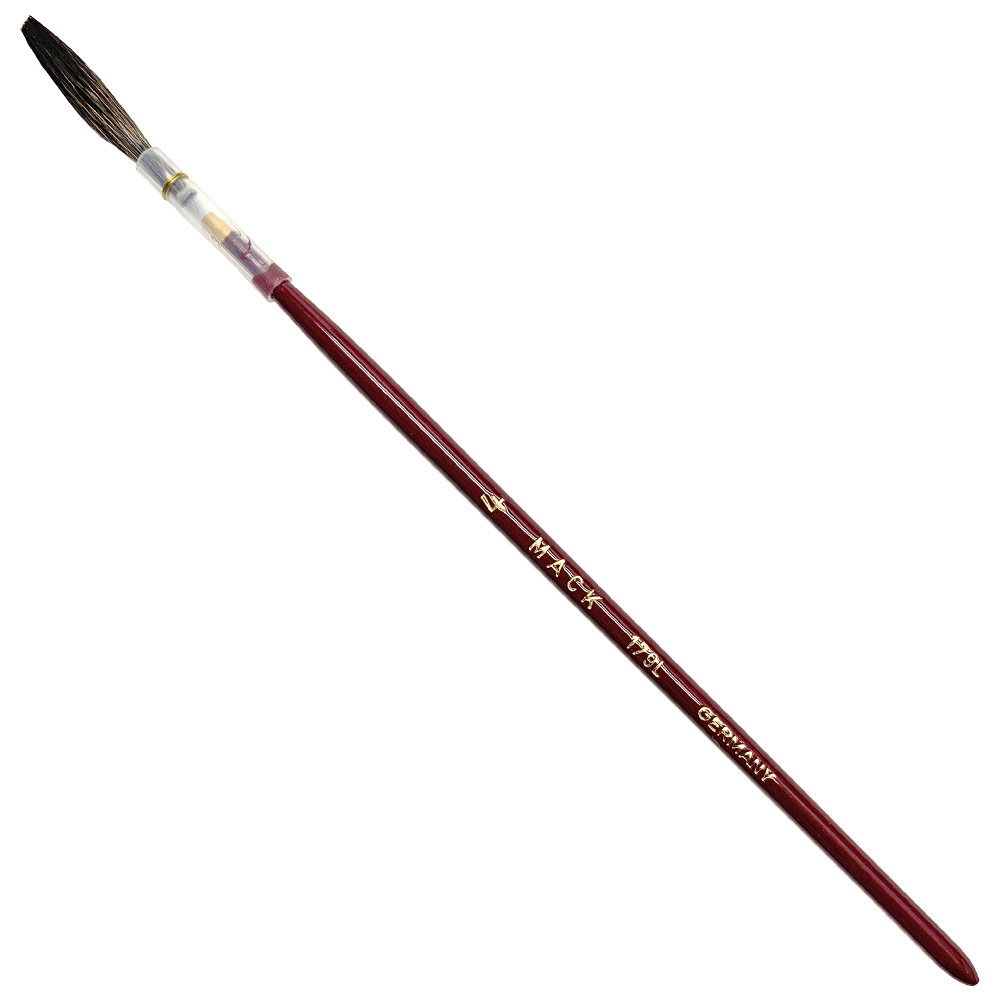 Mack Finest Brown Kazan Squirrel Sign Painting Brush Series 179L Quill #4