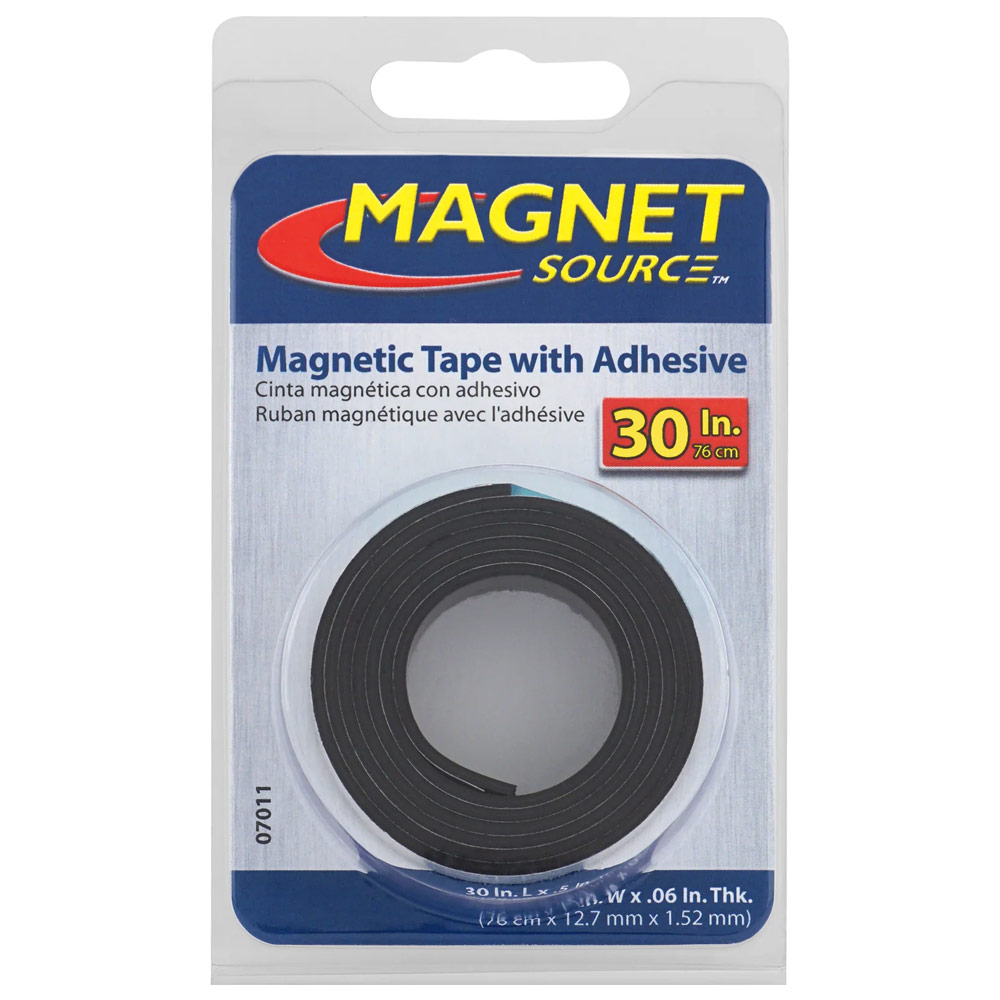 Magnet Source Flexible Magnetic Tape Roll 1/2"x30"