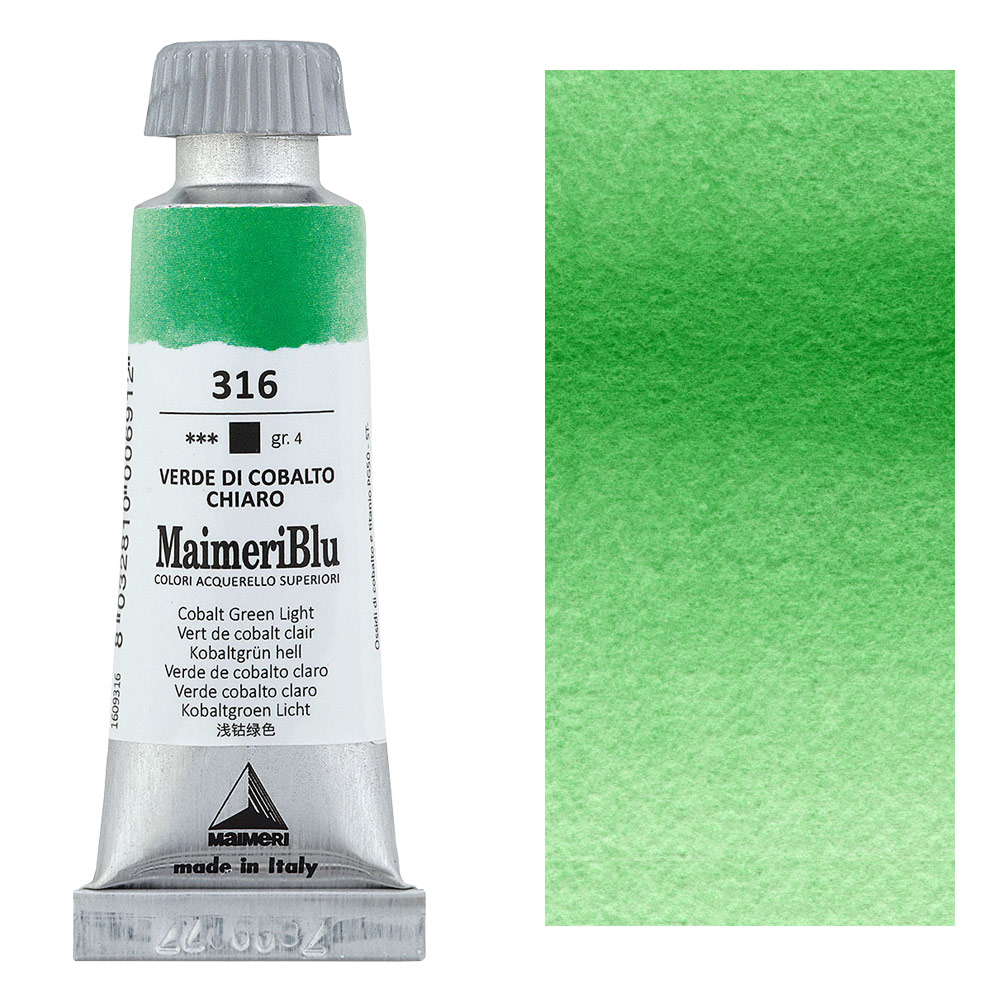 MaimeriBlu Superior Watercolour 12ml Cobalt Green Light