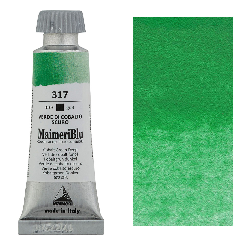 MaimeriBlu Superior Watercolour 12ml Cobalt Green Deep