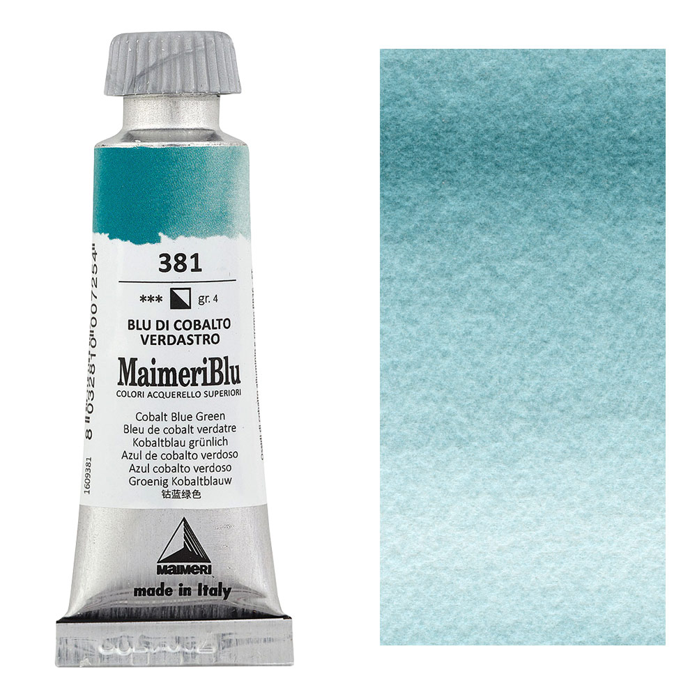 MaimeriBlu Superior Watercolour 12ml Cobalt Blue Green